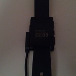 Pebble with usb charge cable