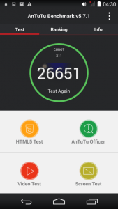 cubot-x11-antutu benchmark
